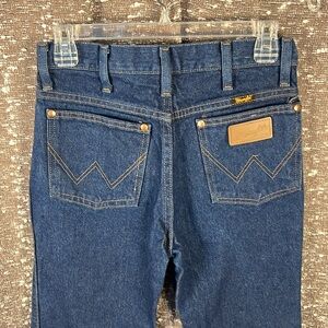 Wrangler Mens Prewashed Indigo Cowboy Cut Slim Fit Jeans Size 27 x 32‎